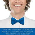 Pikkukuva 5 / 5: Miehet Solid Bow Ties Tuxedo ja Hää Bow Ties Polyester Silk Solid Color Pumpkin Hand Tied Business Suit Bow Tie