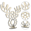 Miniatyrbillede 3 af 3: 1 stk Træ Juleelementer Form Design Chokolade Opbevaring Display Stativ Dekoration
