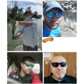 Pikkukuva 3 / 5: Polarisoidit Urheilulasit Miehille Ajamiseen, Pyöräilyyn, Kalastukseen - Aurinkolasit 100% UV-Suoja Goggles Punainen Peili Red Mirror