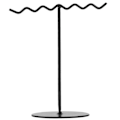 Miniatyrbilde 2 av 2: Smykkeorganisator Visningsstativ Ørepynt Holder Ørepynt Display Stativ Halskjede Stativ Svart 13.5x12x7cm Black 13.5x12x7cm
