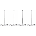 Miniatyrbillede 1 af 2: 4 stk. Vinflaske Tørrestativ Drikkeglas Hurtigtørrende Hylde Flaske Vinflaske Karaffel Dræn Stativ Holder Wi 4 pcs 32X17CM
