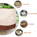 Miniatyrbild 5 av 5: Vattentäta Utomhusmöbelöverdrag för Soffa, Patiobänköverdrag för Utomhus, Tunga, Passar upp till 79B x 38D x 29H tum