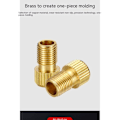 Miniatyrbillede 5 af 5: 10 stk. Cykelventil Adapter, Dæk Adapter, Fransk/UK til US, Messing Materiale MTB Oppustelig - Messing Cykel Ventil Adapter