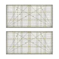 Miniatyrbillede 1 af 4: 2x Skærelineal Multifunktionel Quilt Lineal DIY Tøjdesign Tegning Skæring Håndværk Lineal Syning Ma