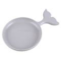 Miniatyrbillede 1 af 3: Fiskeformet Serveringsplade Dessertbakke Frugt Snackfad Spisebestik Bordtøj PinkGrå Grey