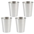 Pikkukuva 1 / 3: 4 kpl 500 ml Ruostumattomasta Teräksestä Valmistettu Olutmukit Kannettavat Yhden Kerroksen Mukit Ulkokäyttöön Kahvikupit Auton Kupit (hopea) 350 ml 10,5 x 8,3 x 5,7 cm 350ml 10.5x8.3x5.7cm