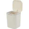 Miniatyrbilde 4 av 5: RYI)Minibøtte for skrivebord med trykknapp og lokk - 1,8L (Hvit)