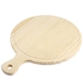 Miniatyrbilde 1 av 2: Winomo 12 tommers naturlig trepizzapade, ostebrett, pizzaspatel, padle for baking av hjemmelaget pizza og brød 30*30*1.6cmPIC 1 PIC 1