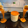 Miniatyrbillede 3 af 5: RYI) Flydende Kaffekopper Kaffebar Tilbehør Magisk Hældning Spild