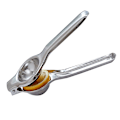 Miniatyrbillede 3 af 3: Citron- og Appelsinsqueezer i Rustfrit Stål - Manuel Frugt- og Limepresser til Saft