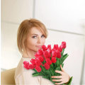 Miniatyrbild 5 av 5: Konstgjorda Tulpaner, 10 stycken Konstgjorda Silketulpaner, Blommor i Latexmaterial, Verklighetstroende Touch, Bröllop, Sovrum, Familj, DIY