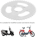 Miniatyrbillede 5 af 5: 44t Bagtandhjul, 44 Tands Bagtandhjul Høj Styrke Stål Bagtandhjul Udskiftning Til Elektrisk Cykel (1 stk, Sølv)