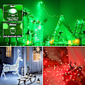 Miniatyrbillede 4 af 5: Indendørs USB Fe-lys 10m 100 LED Kobbertrådstrenglys Vandafvisende Multifarvet RGB Lys 11 Tilstande Med Fjernbetjening Dekoration Til Soveværelse Par