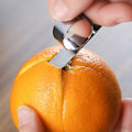Miniatyrbillede 4 af 5: Appelsinskrællere, Bærbare nemme appelsinskrællere i rustfrit stål, Frugtskræl fjerner (5 stk)