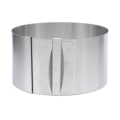 Miniatyrbilde 1 av 3: P Kakeform og Acetatark for Baking, 16 til 30 cm Justerbar Kakeform i Rustfritt Stål, Kakekrave Kake Mousseform, Kakebaking Kakedekor S8cm