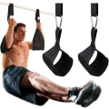 Miniatyrbillede 1 af 5: Hængende Armstropper til Abdominal Træningsmaskiner med D-ringe - Riv-resistente Fitnessstropper - Par af Abdominal Stropper til Pull-Up Bar
