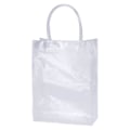 Miniatyrbillede 1 af 2: Transparent Plastik PVC Isvinpose Bærbar Totepose Gavepose Fødselsdagsfest Dekoration Bryllup Gave Lodret Stil Transparent 20x7x25cm Transparent 20x7x25cm