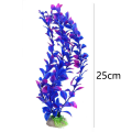 Miniatyrbillede 2 af 4: Høj kvalitet akvarielandskabelig simulering af vandplanter 25cm plastik lilla græs akvarium ornamenter akvarium dekoration falske vandplanter