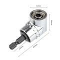 Miniatyrbild 5 av 5: Skruvmejsel Adapterhållare 105 Grader Rät Vinkel Borr & Skruvmejsel Adapter Vinkelhuvud För 1/4' Hex Skruvmejsel Tillbehör, 6.35mm