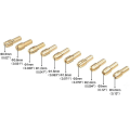 Miniatyrbilde 4 av 5: 20 stk Messing Borchuck Presisjon 0,5-3,2 mm Messing Kollettchuck Passer Dremel Rotasjonsverktøy Samle Chuck Holder Elektrisk Sliping Bor