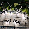 Miniatyrbillede 3 af 5: Zebra Dyr Strengslys Batteridrevet Led Zebra Feestrengslys Til Hawaiiansk Tropisk Hjemfest