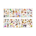Miniatyrbillede 1 af 4: 10 Ark Stickers Bilsticker Ansigts Tatovering Negle Stickers Halloween Sæt Skalle Stickers Anime Stickers 12*7.6* 12*7.6*0.2cm