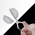Miniatyrbilde 3 av 5: Teinfuser med håndtak Te-nettinfuser Snap Ball Sil - Steil løs bladte Infuser Finmasket balltefilter Te-tang