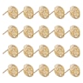 Miniatyrbilde 3 av 3: 20 stk Ørepynt-knapper Ørepynt-knapper DIY Legering Ørepynt-stift Ørepynt-stifter DIY Ørepynt-stifter Smykkeproduksjon Gull Golden