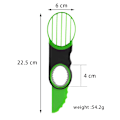 Miniatyrbillede 3 af 5: Køkkentilbehør Multifunktionel Frugt Avocado Skærer 3 i 1 Avocado Skærer*ryy Green
