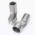 Miniatyrbilde 2 av 5: S-kobling 1/2 tomme hann til 3/4 tomme hann gjenge offset adapter monteringsutstyr for baderomsvegg klofot badekar armatur eksponert dusjsystem (2 stk,