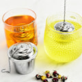 Miniatyrbillede 4 af 4: Teinfuser i rustfrit stål af fødevarekvalitet, Premium kvalitet, Perfekt si/filter til løs te, løs te. (5 cm)