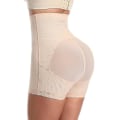 Miniatyrbild 3 av 4: Kvinnor Butt Lifter Shapewear Hög midja Tummy Control Body Shaper ShortsXLBeige XL Beige