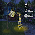 Miniatyrbillede 3 af 5: Solcelled Vandkande Have LED Lys, Stjerne Regn Lys, Vandafvisende Stjerneklare Himmel Lys Med Stativ, Udendørs Hængende Lys Til Terrasse Dekorationer