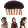Miniatyrbilde 5 av 5: Hårstyling Clip Bun Maker Hårinnsettingsverktøy Multifunksjonelt Hårtilbehør Med Kam For Øyeblikkelig Frisyre (brun), kampute (2 stk)