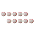 Pikkukuva 2 / 3: 20 kpl Pomppupalloja Baseball-kuviolla Hyppivät Pallot Luovat Palloja Punainen 2,9X2,9CM Red 2.9X2.9CM