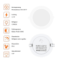 Miniatyrbilde 3 av 4: Downlights LED Innfelt Taklampe For Stue Kjøkken