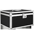 Miniatyrbillede 1 af 5: Kombinationsskab - 9*.8 X 6.7 X 7.5 Tommer Sikkerhedsskabe Til Penge, Dokumenter & Medicin - Sort
