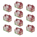 Pikkukuva 2 / 2: 10 kpl Joulukakku Pakkauslaatikot Ruokapakkaukset Kannettava Kakkuastia Sekalaiset Värit 16.5X9.3X9CM Assorted Color 16.5X9.3X9CM