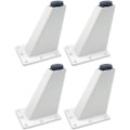 Miniatyrbild 5 av 5: Set med 4 Möbelben, Aluminiumlegering Möbelben Justerbara Triangelköksmöbelben, Lätt att Installera, Vacker Mode (Vit)
