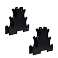 Miniatyrbillede 2 af 3: 2 stk. Praktisk Dumbbell Beslag Dumbbell Stativ Dumbbell Holder Til Hjemme Gym Sort 32X8CM Black 32X8CM