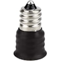 Miniatyrbild 4 av 4: E12 Till E14 Lamphållare Ljus Konverter Adapter Ljustillbehör (8st, Vit+svart)