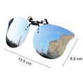 Miniatyrbild 4 av 4: P Polariserade Cat Eye Clip On Solglasögon Över Receptbelagda Glasögon För Kvinnor Uv-skydd Stil 2 Style 2