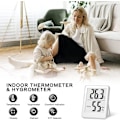 Miniatyrbild 2 av 4: Rumstermometrar Inomhus, Mini Inomhus Termometer Rumstemperaturmätare, Exakt Hygrometer Fuktmätare, Temperatur Fuktighetsmätare För Hem, O