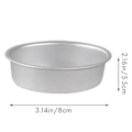 Miniatyrbilde 3 av 5: 10 stk Mini Oval Eggform Aluminiumslegering Metall Ostebrett Kakeform Form Pudding Geléboks_RY