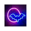 Miniatyrbilde 1 av 4: Måne og Flaggermus LED Neonlys, Neonlys Skilt for Vegg USB/Batteridrevet Led Neonlys for veggdekor, soverom, barnegaven, stue