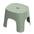 Miniatyrbilde 1 av 3: 1 stk Multifunksjons Plastkrakk Anti-Skli Lav Krakk Sko Påkledning Krakk Baderom Liten Krakk For Hjem (Lysegrønn) Green 26*24cm