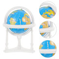 Miniatyrbillede 4 af 4: Dukkehust Globe Miniature Ornament Dukkehust Dekoration Verdens Globe Model Til Dekoration Rød 8.1X5.5X5.5C Red 8.1X5.5X5.5CM