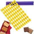 Miniatyrbillede 1 af 5: 72 stk. Alfabetiske og Talformede Kage-Stempler til Dekoration af Cookies, Kager, Fondant