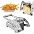 Pikkukuva 1 / 5: Ruostumaton teräs manuaalinen perunalohkare Pommes frites -leikkuri Perunalastukone-FS5-