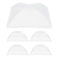 Miniatyrbillede 1 af 2: 6 stk. Mesh Mad Dækker Udendørs Camping Mad Net Mad Telte Net Madtelt Madplade Dækker Picnic F 5pcs difference size 102X30cm